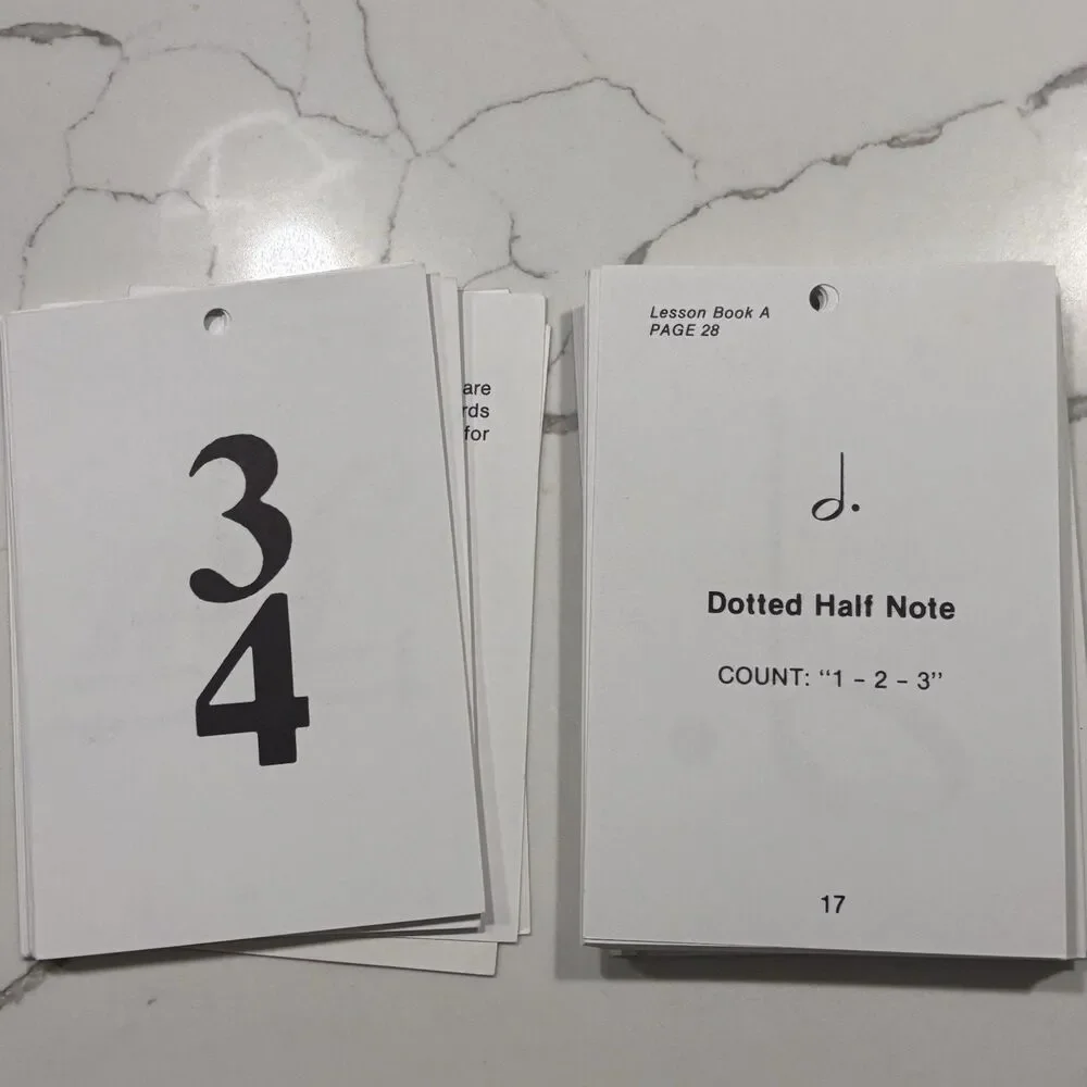 Alfred's Basic Piano Prep Course: Flash Cards Levels A & B Open Package EUC!